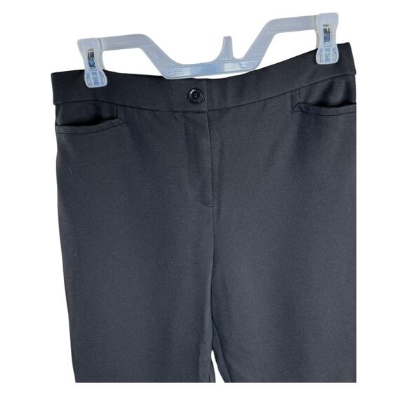 Tailored by Susan Graver Regular Smart Ponte Slim Leg Trouser Black Small - Picture 2 of 9